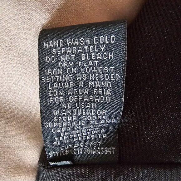 Women's Maxi Dress, Classic Style Short Sleeve With Slit, LABEL by 5 12, Size 10 - Picture 6 of 7